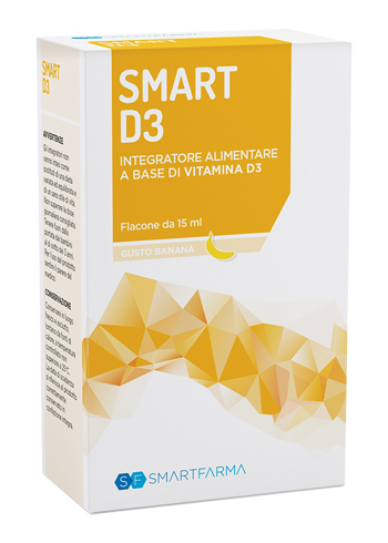 SMART D3 GOCCE 15 ML GUSTO BANANA - Farmacia Del Monaco