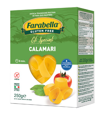 FARABELLA CALAMARI SENZA GLUTINE 250 G - Farmacia Del Monaco