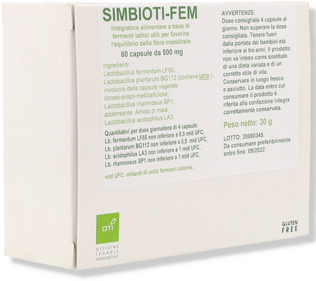 SIMBIOTI FEM 60 CAPSULE - Farmacia Del Monaco