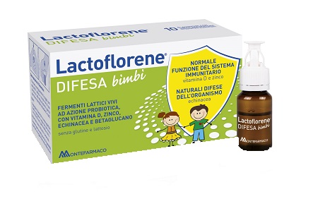 LACTOFLORENE DIFESA BAMBINI 10 FLACONI 100 ML - Farmacia Del Monaco