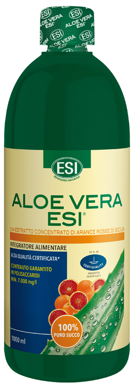 ESI ALOE SUCCO ARANCIA ROSSA 1000 ML - Farmacia Del Monaco