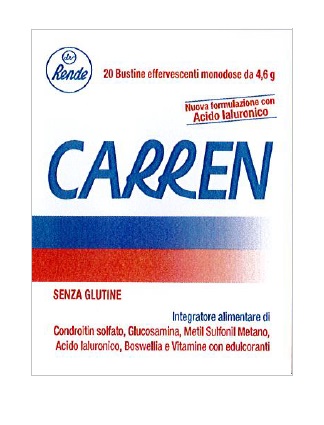 CARREN 20 BUSTINE EFFERVESCENTI MONODOSE DA 4,6 G L'UNA - Farmacia Del Monaco