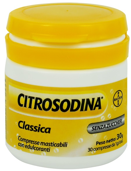 CITROSODINA CLASSICA 30 COMPRESSE MASTICABILI - Farmacia Del Monaco