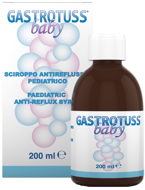 BABY SCIROPPO ANTIREFLUSSO GASTROTUSS 200 ML - Farmacia Del Monaco