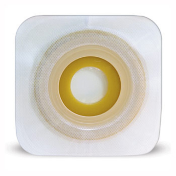 PLACCA PIANA MODELLABILE PER STOMIA DUE PEZZI 22-33MM FLANGIA 48MM CON ADESIVO IDROCOLLOIDALE 5 PEZZI - Farmacia Del Monaco