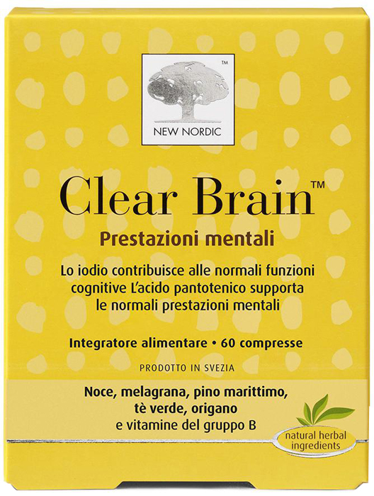 CLEAR BRAIN 60 COMPRESSE - Farmacia Del Monaco