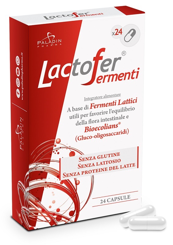 LACTOFER FERMENTI 24 CAPSULE - Farmacia Del Monaco