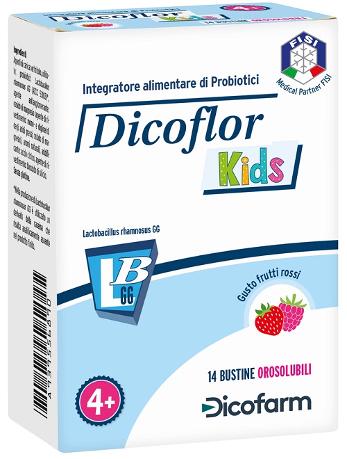 DICOFLOR KIDS 14 BUSTE - Farmacia Del Monaco