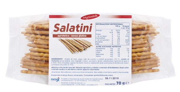 MY SNACK SALATINI 70 G - Farmacia Del Monaco