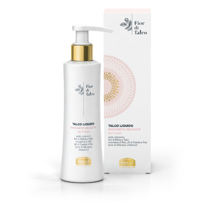 HELAN FIOR DI TALCO TALCO LIQUIDO IDRATANTE DELICATO CORPO 200 ML - Farmacia Del Monaco