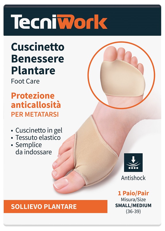 BENESSERE PLANTARE CUSCINETTO SMALL/MEDIUM 1 PAIO - Farmacia Del Monaco