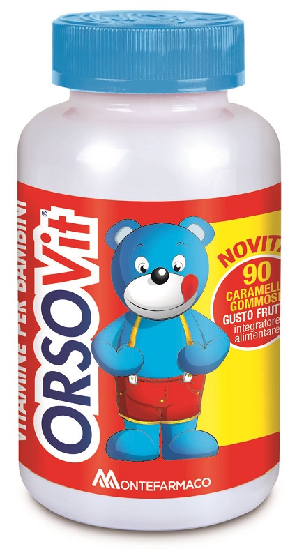 ORSOVIT CARAMELLE GOMMOSE 90 PEZZI - Farmacia Del Monaco