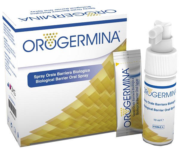 OROGERMINA SPRAY ORALE 2 FLACONI X 10 ML + 2 BUSTINE 1,15 G DI LIOFILIZZATO + 2 NEBULIZZATORI ORALI - Farmacia Del Monaco