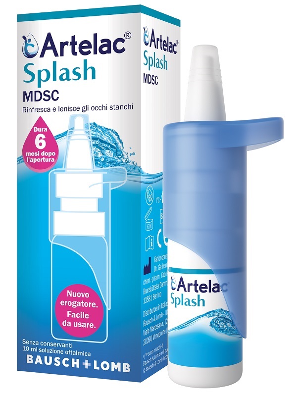 ARTELAC SPLASH GOCCE OCULARI 10 FLACONCINI MONODOSE 0,5 ML - Farmacia Del Monaco