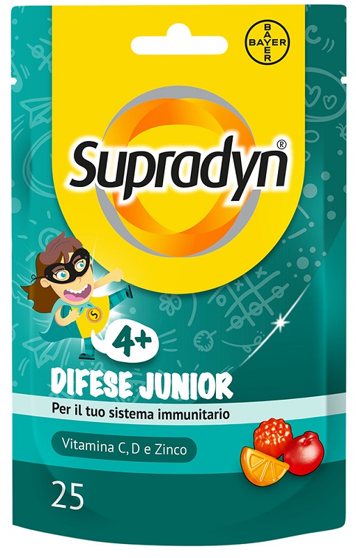 SUPRADYN DIFESE JUNIOR 25 CARAMELLE GOMMOSE - Farmacia Del Monaco