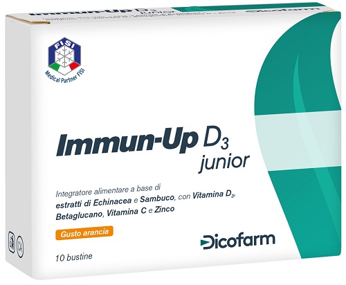 IMMUN UP D3 JUNIOR 10 BUSTINE DA 3 G - Farmacia Del Monaco