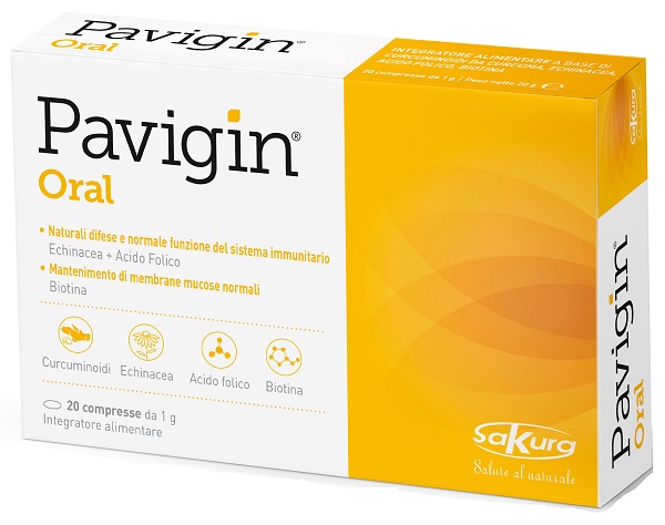 PAVIGIN ORAL 20 COMPRESSE - Farmacia Del Monaco