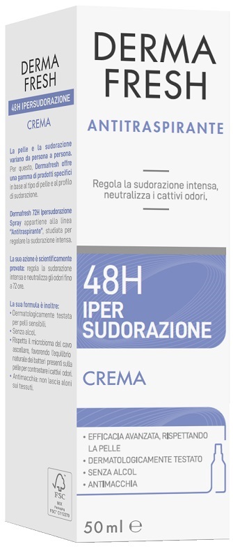 DERMAFRESH 48H IPERSUDORAZIONECREMA 50 ML - Farmacia Del Monaco