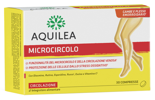 AQUILEA MICROCIRCOLO 30 COMPRESSE - Farmacia Del Monaco