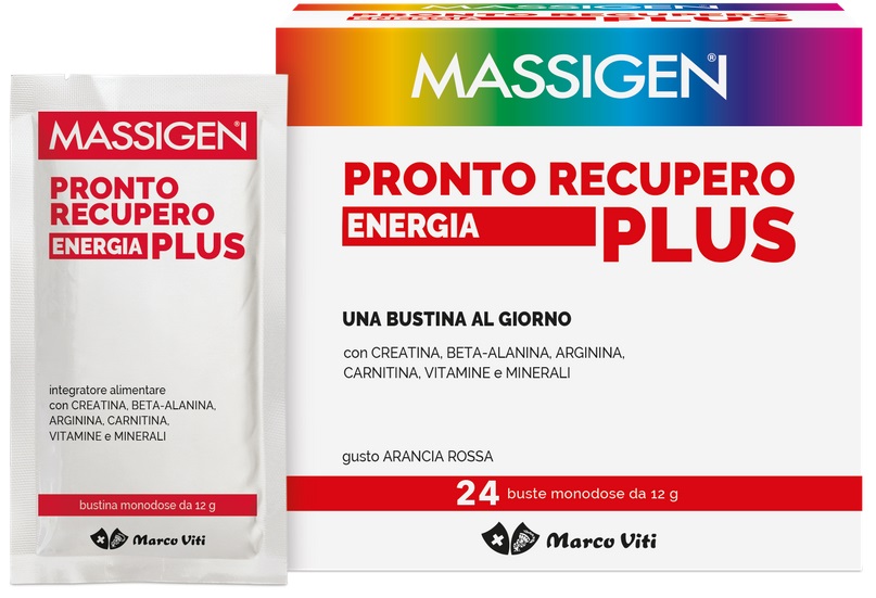 MASSIGEN PRONTO RECUPERO ENERGIA PLUS 24 BUSTINE 12 G - Farmacia Del Monaco