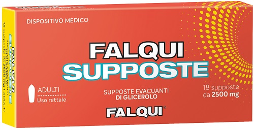 SUPPOSTE FALQUI 18 SUPPOSTE CON GLICERINA 2500MG ADULTI - Farmacia Del Monaco