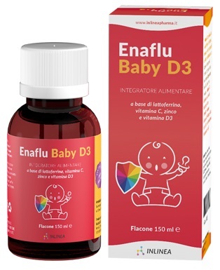 ENAFLU BABY D3 SOLUZIONE ORALE 150 ML - Farmacia Del Monaco