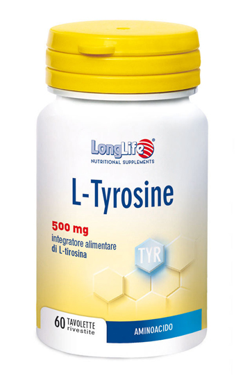 LONGLIFE L-TYROSINE 60 TAVOLETTE RIVESTITE DA 1,2 G - Farmacia Del Monaco