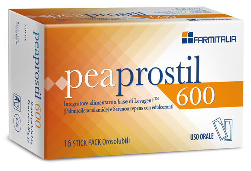 PEAPROSTIL 600 16 STICK PACK OROSOLUBILI - Farmacia Del Monaco
