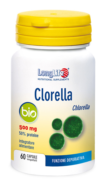 LONGLIFE CLORELLA BIO 60 CAPSULE VEGETALI - Farmacia Del Monaco
