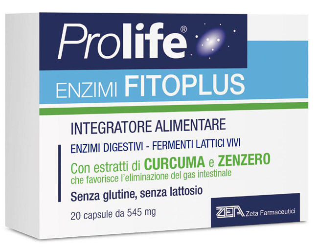 PROLIFE ENZIMI FITOPLUS 20 CAPSULE - Farmacia Del Monaco