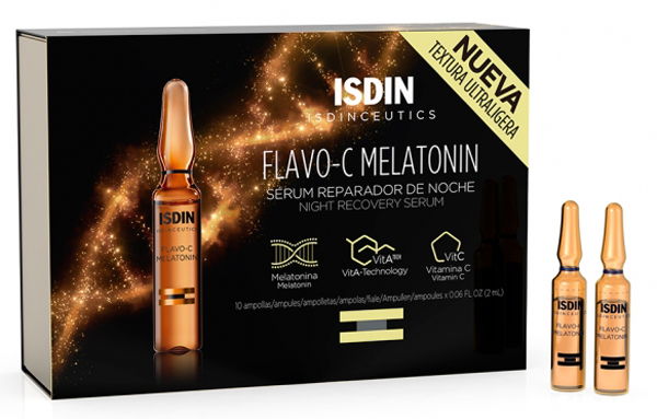 ISDINCEUTICS FLAVO C MELATONIN 10 FIALE - Farmacia Del Monaco
