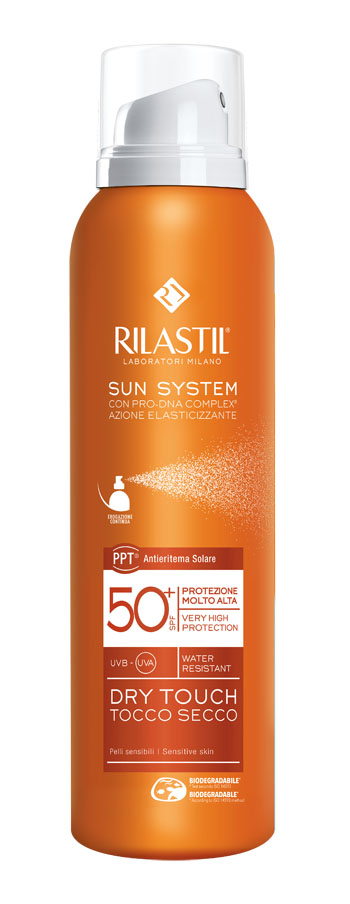 RILASTIL SUN SYSTEM DRY TOUCH SPF 50+ 200 ML - Farmacia Del Monaco