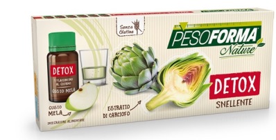 PESOFORMA NATURE DETOX SNELLENTE 6 FLACONCINI DA 10 ML - Farmacia Del Monaco