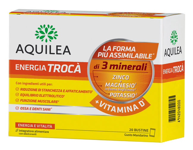 AQUILEA ENERGIA TROCA'+VIT D 20 BUSTINE - Farmacia Del Monaco