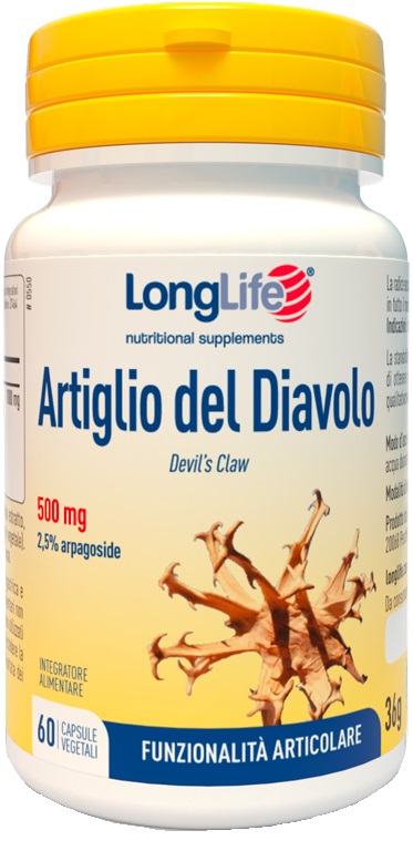 LONGLIFE ARTIGLIO DEL DIAVOLO 2% 60 CAPSULE - Farmacia Del Monaco