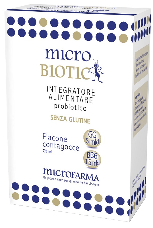 MICROBIOTIC GOCCE 7,5 ML - Farmacia Del Monaco