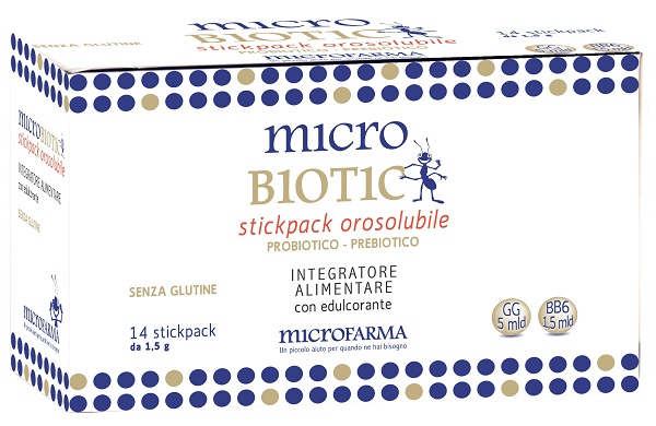 MICROBIOTIC STICK PACK 14 BUSTINE - Farmacia Del Monaco