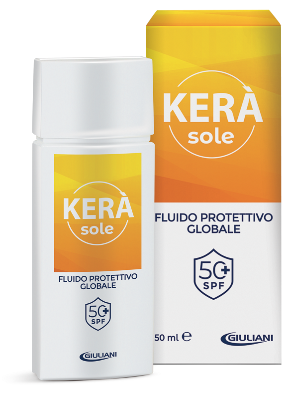 KERA' SOLE FLUIDO PROTETTIVO GLOBALE SPF 50+ 50 ML - Farmacia Del Monaco
