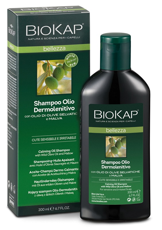 BIOKAP BELLEZZA SHAMPOO OLIO DERMOLENITIVO 200 ML BIOSLINE - Farmacia Del Monaco