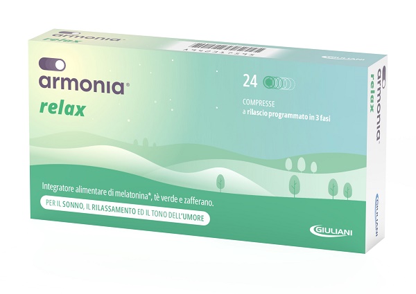 ARMONIA RELAX 1 MG A BASE DI MELATONINA 24 COMPRESSE - Farmacia Del Monaco