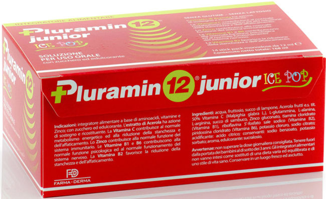 PLURAMIN12 JUNIOR 14 STICK PACK 12 ML - Farmacia Del Monaco