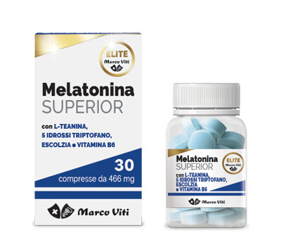 MELATONINA SUPERIOR 30 COMPRESSE - Farmacia Del Monaco