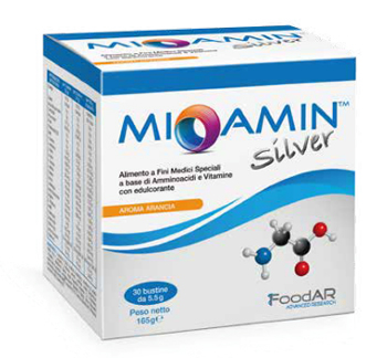MIOAMIN SILVER 30 BUSTINE 5,5 G AROMA ARANCIA - Farmacia Del Monaco