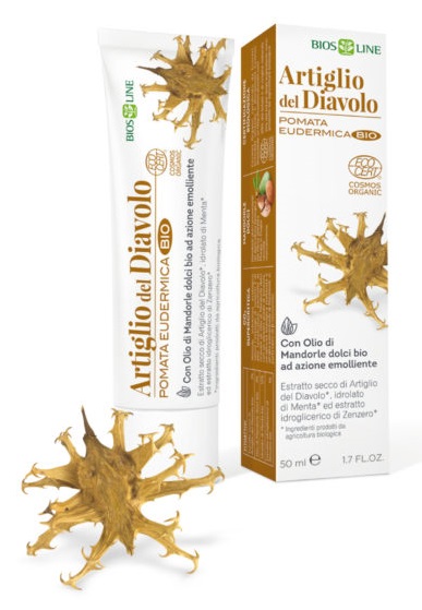 BIOSLINE ARTIGLIO DEL DIAVOLO POMATA EUDERMICA BIO CERT ECOCERT 50 ML - Farmacia Del Monaco
