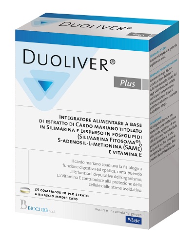 DUOLIVER PLUS 24 COMPRESSE - Farmacia Del Monaco