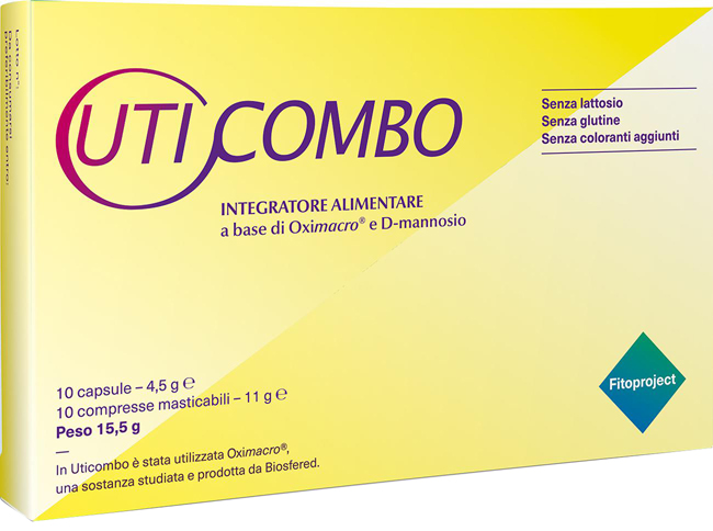 UTICOMBO 10 CAPSULE + 10 COMPRESSE MASTICABILI - Farmacia Del Monaco