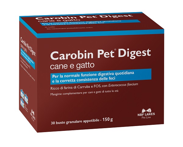 CAROBIN PET DIGEST GRANULARE 30 BUSTE DA 5 G - Farmacia Del Monaco