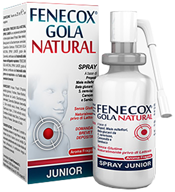 FENECOX GOLA NATURAL SPRAY JUNIOR 25 ML - Farmacia Del Monaco