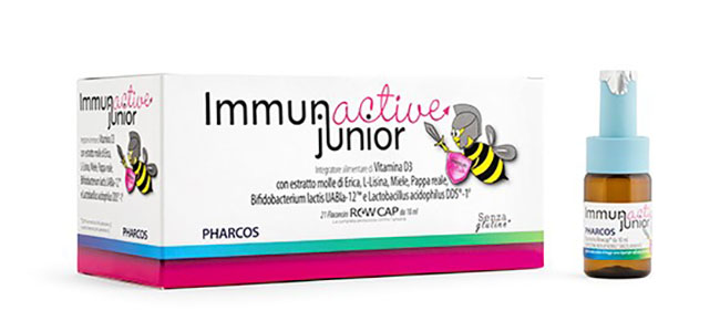 IMMUNACTIVE JUNIOR PHARCOS 21 FIALE 10 ML - Farmacia Del Monaco