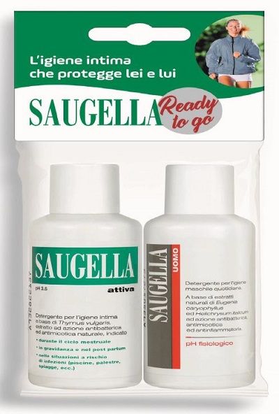 SAUGELLA BANDED CON SAUGELLA ATTIVA 50 ML + SAUGELLA UOMO 50 ML - Farmacia Del Monaco